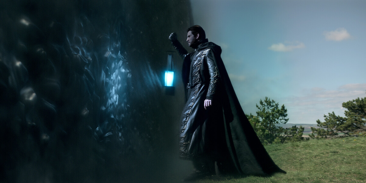 Ben Barnes as The Darkling on the edge of entering The Fold in Season 2 of ‘Shadow and Bone.’