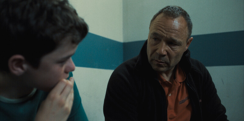 Owen Cooper as Jamie Miller and Stephen Graham as Eddie Miller in ‘Adolescence’