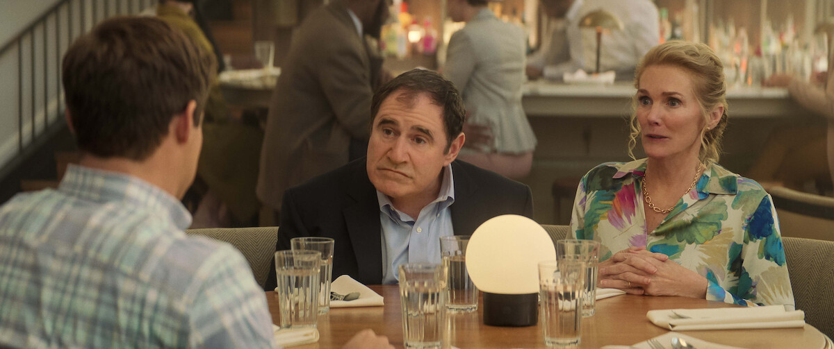 Adam Devine, Richard Kind, and Julie Hagerty in ‘The Out-Laws’