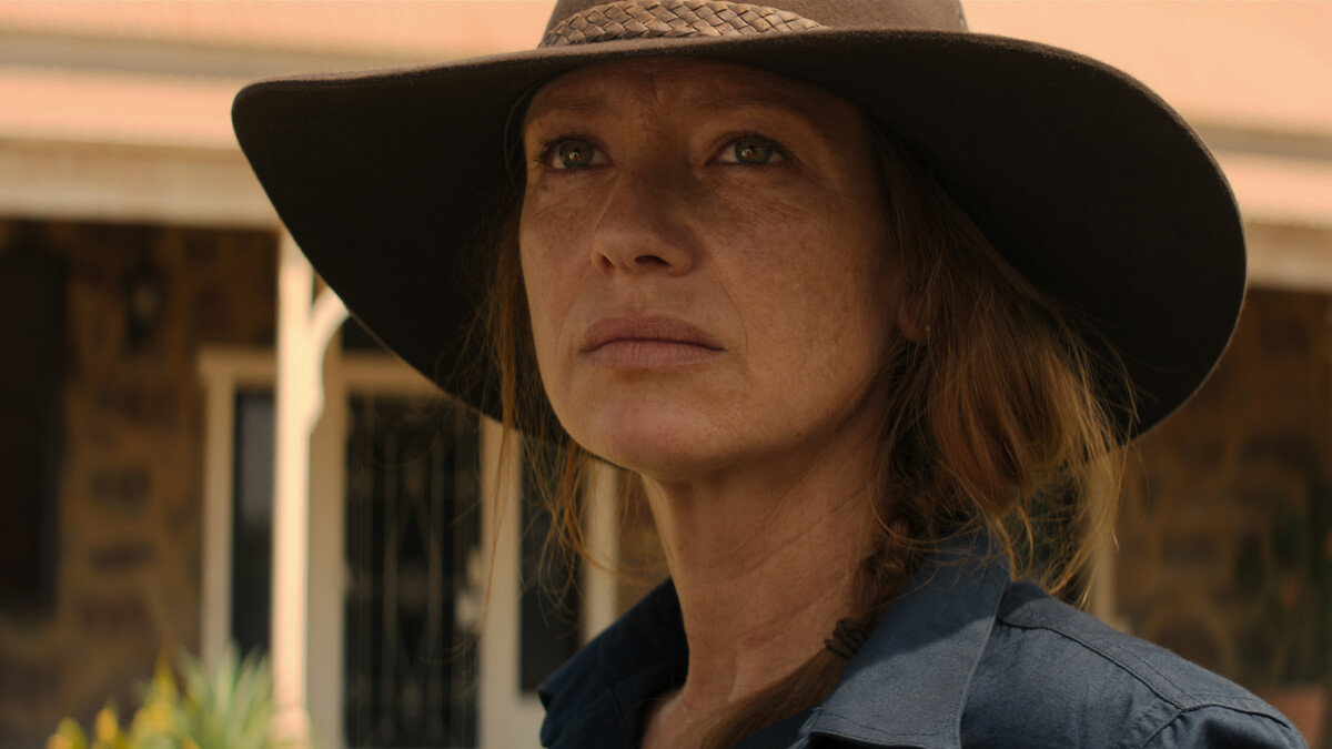 Close-up shot of Anna Torv as Emily Lawson in Season 1 of 'Territory'
