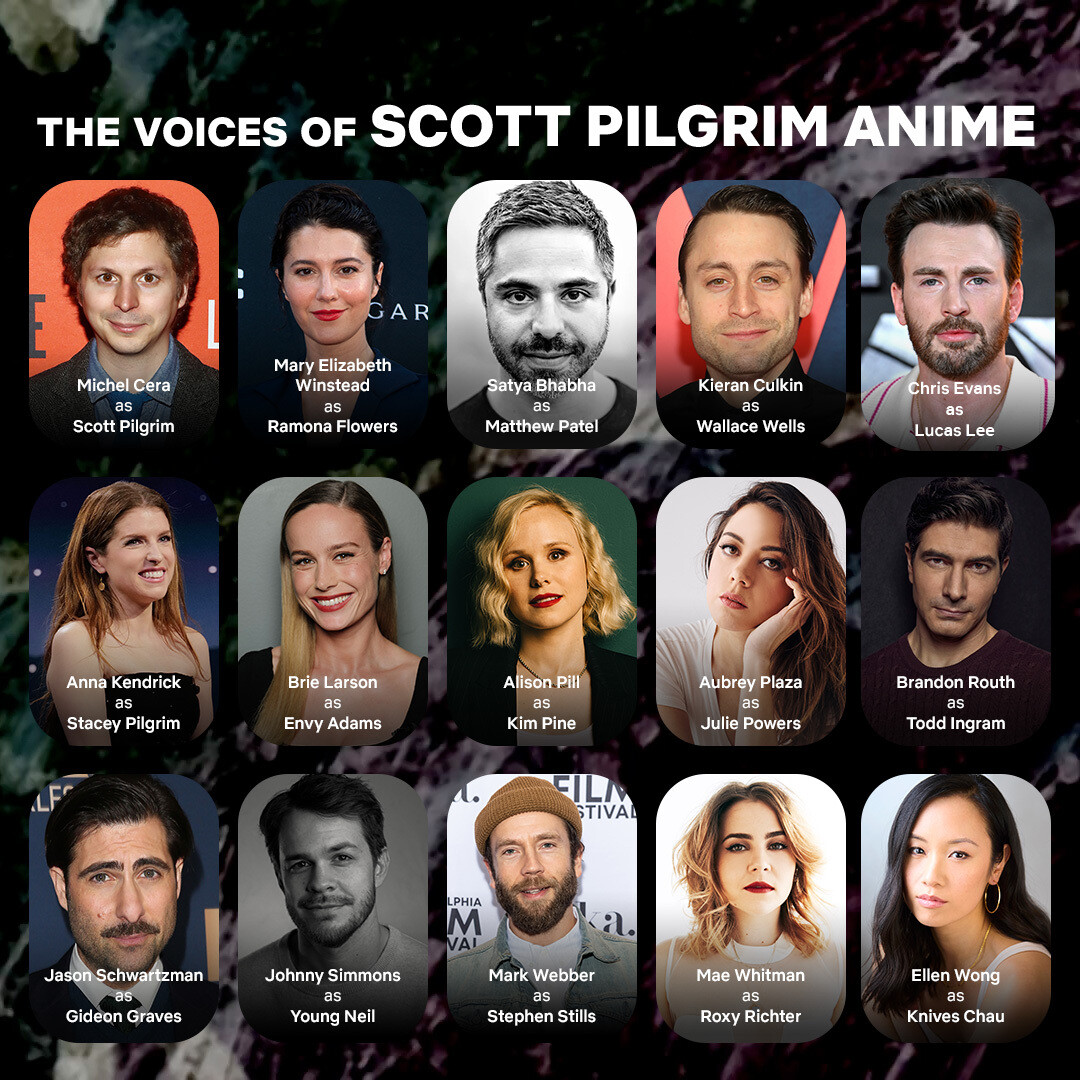 The cast of Scott Pilgrim Takes Off