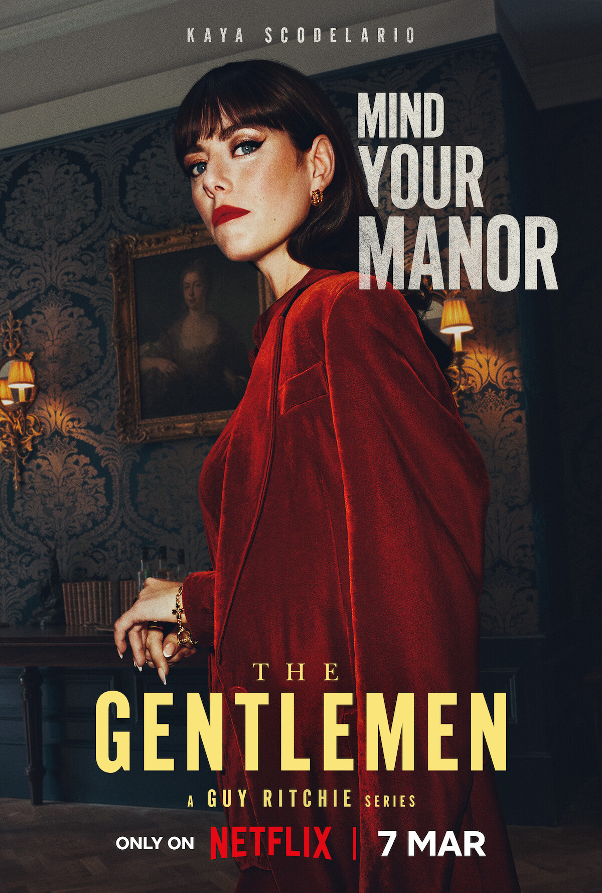 Character key art featuring Kaya Scodelario as Susie Glass