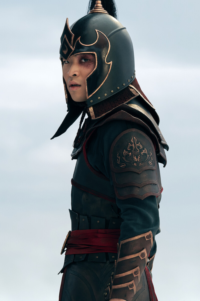 Dallas Liu as Prince Zuko in Season 1 of 'Avatar: The Last Airbender'