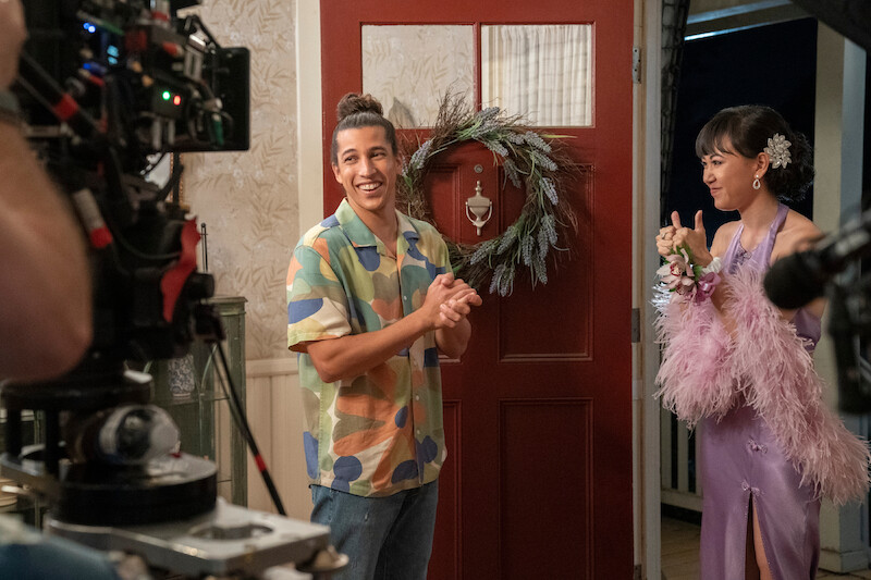 Benjamin Norris as Trent and Ramona Young as Eleanor Wong