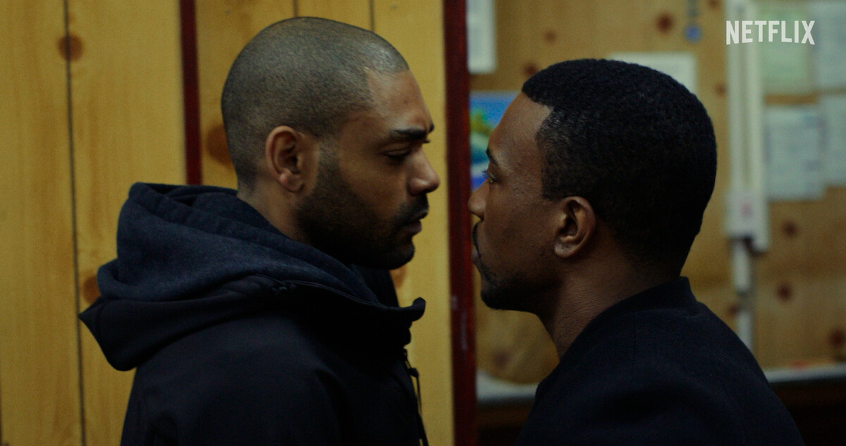 Kane Robinson and Ashley Walters in Top Boy