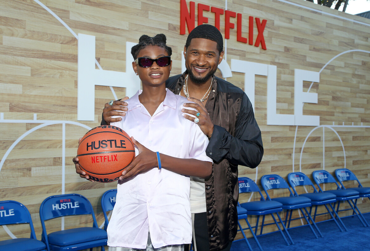 Usher “Cinco” Raymond V and Usher - ‘Hustle’ Cast Says Adam Sander Was the Best Basketball Player on Set