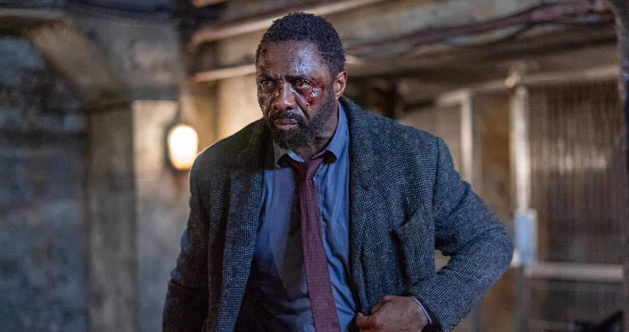 Idris Elba in Luther: The Fallen Sun