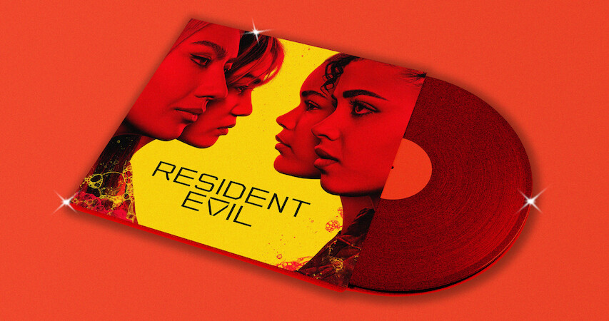 Photo of characters on a vinyl