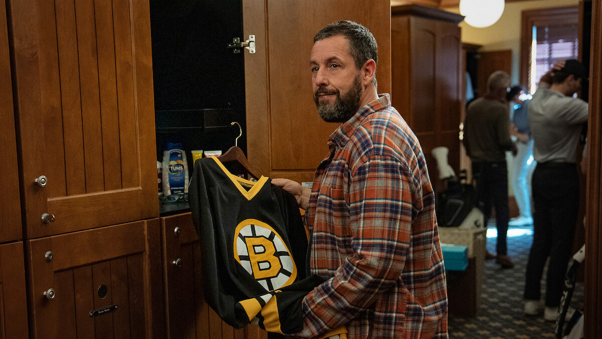 HAPPY GILMORE 2. Adam Sandler as Happy Gilmore in Happy Gilmore 2. Cr. Scott Yamano/Netflix © 2025.