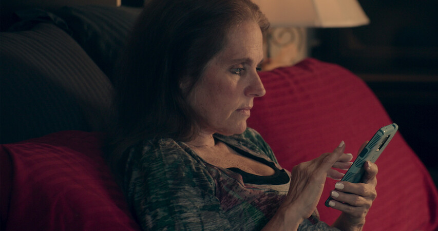 Woman on her phone