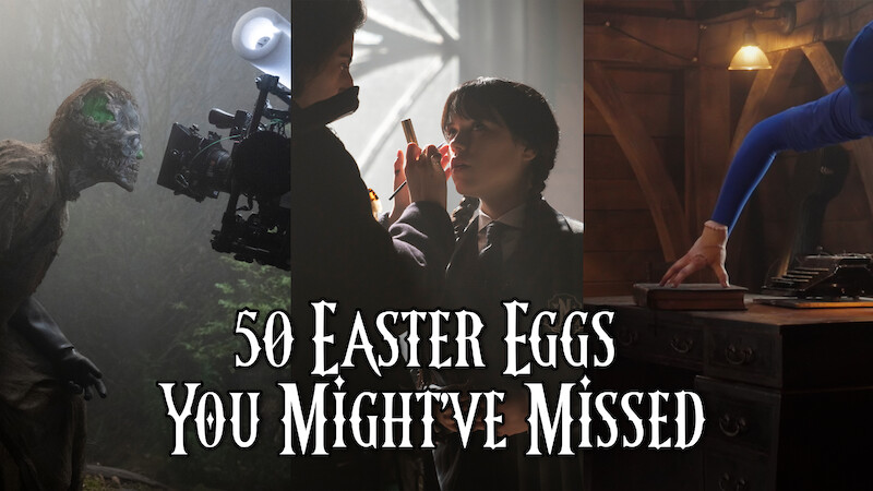 BTS stills of Slurp, Jenna and Thing