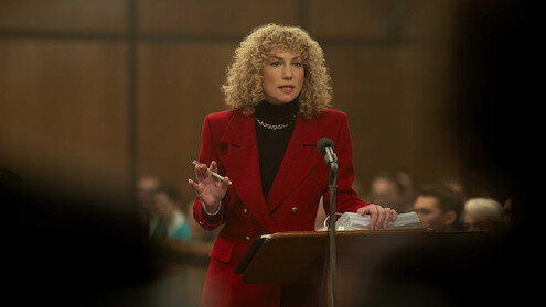 Ari Graynor as Leslie Abramson in ‘Monsters: The Lyle And Erik Menendez Story.’