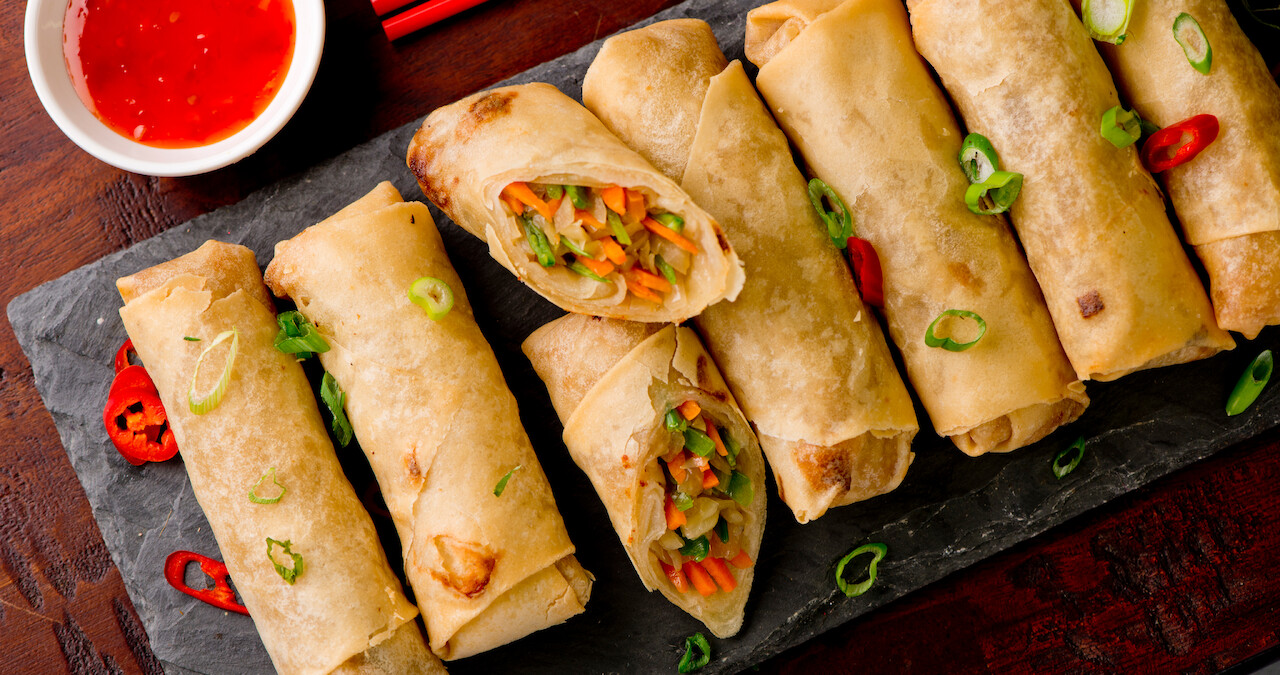Crispy Spring Roll Recipe to Pair with ‘Bling Empire’