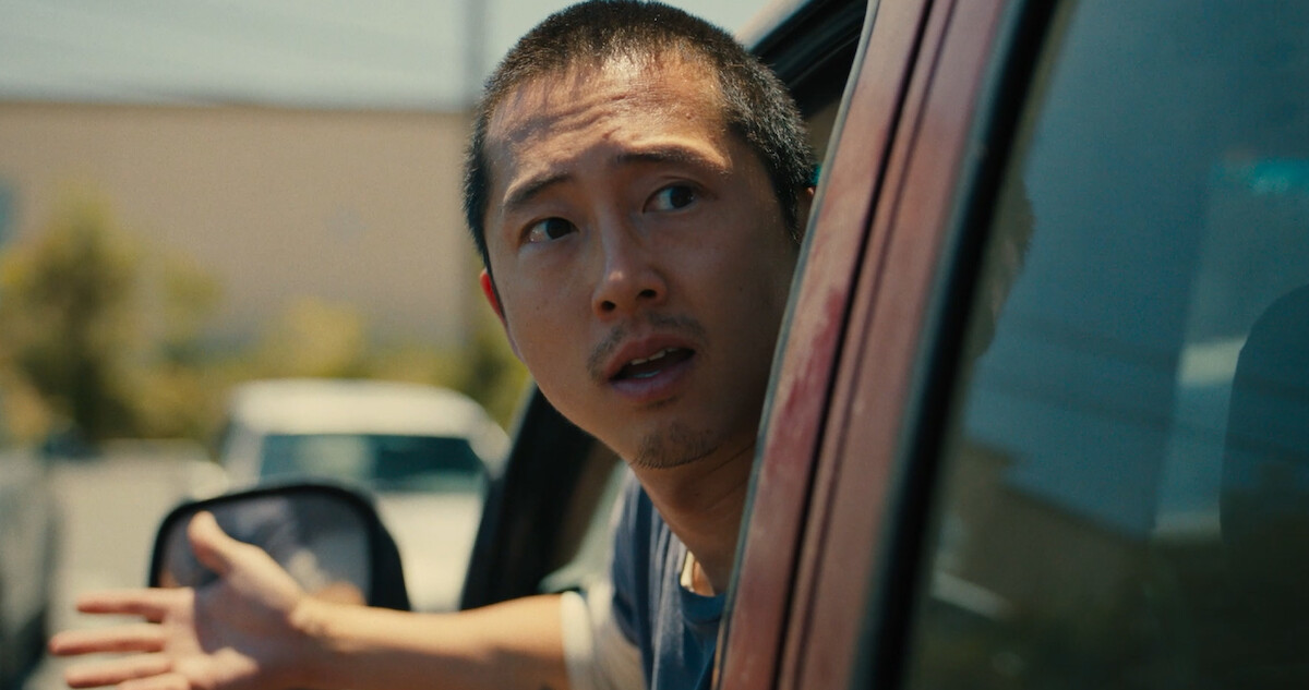 Steven Yeun em 'Treta'