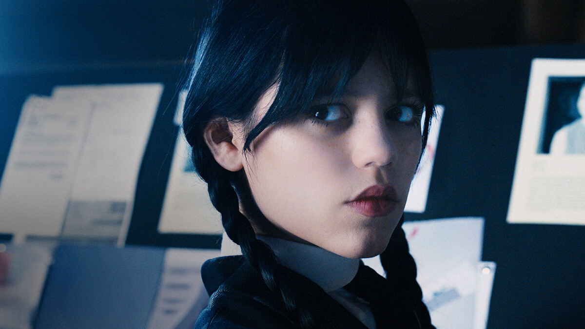 Jenna Ortega as Wednesday Addams in 'Wednesday' Season 1.