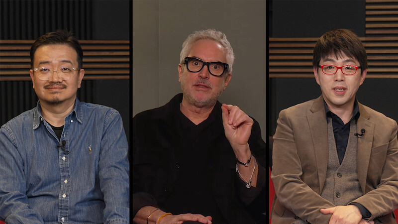 Yeon Sang-Ho, Alfonso Cuarón and Lee Dong-Jin