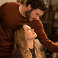 Adam Brody as Noah, Kristen Bell as Joanne in Season 2 of 'Nobody Wants This'