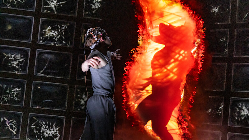 Louis McCartney as Henry Creel on stage in 'Stranger Things: First Shadow' on Broadway.