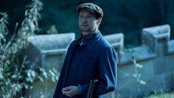 Lady Chatterley's Lover. Jack O'Connell as Oliver in Lady Chatterley's Lover. Cr. Seamus Ryan/Netflix © 2022.