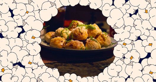 Surprise Pizza Poppers Recipe to Pair with ‘Love Is Blind’ Hero Image