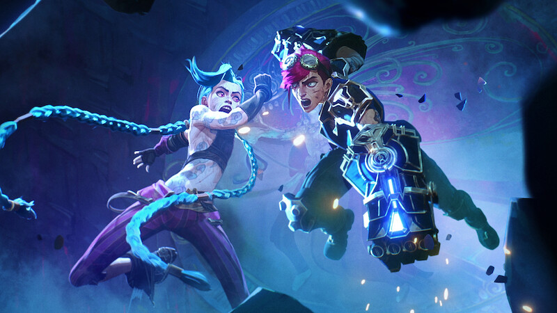 Vi and Jinx in 'Arcane' Season 2.