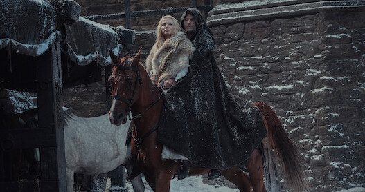 Henry Cavill as Geralt of Rivia and Anya Chalotra as Ciri in Season 2 of ‘The Witcher’.