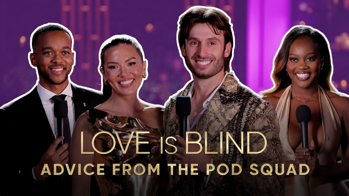 From left to right, Marshall, Taylor and Garrett, and A.D. from 'Love Is Blind.'