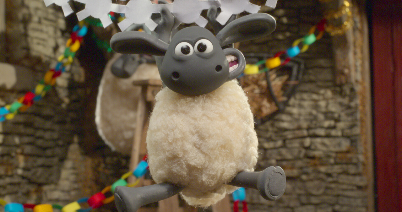 Timmy the sheep in a server room.
