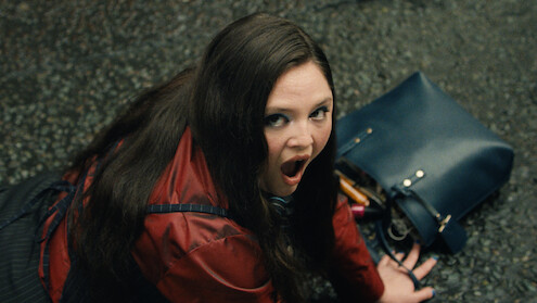 Meg Stalter and Will Sharpe in 'Too Much'