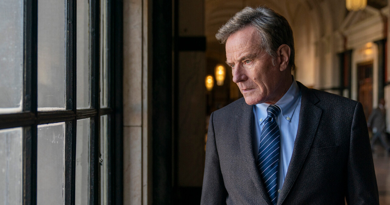 Bryan Cranston as Michael Desiato looks out of a window in Season 1 of 'Your Honor'