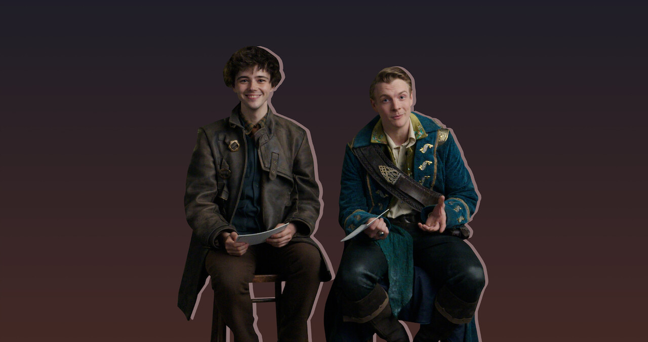Jack Wolfe and Patrick Gibson from 'Shadow and Bone'