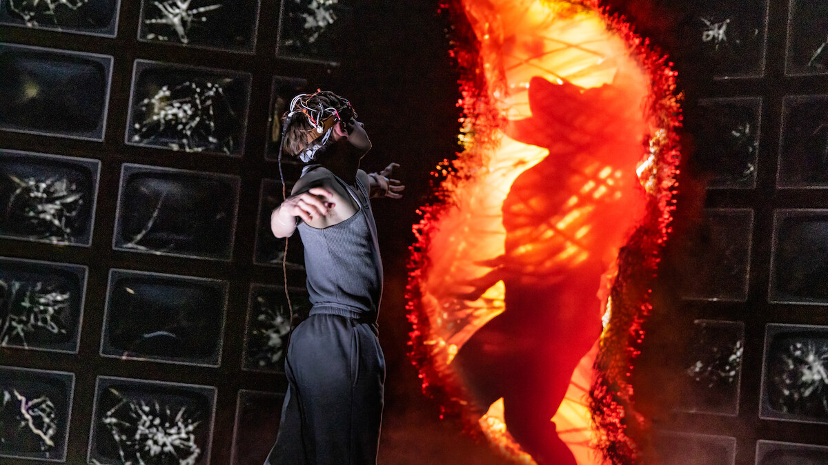 Louis McCartney as Henry Creel on stage in 'Stranger Things: First Shadow' on Broadway.