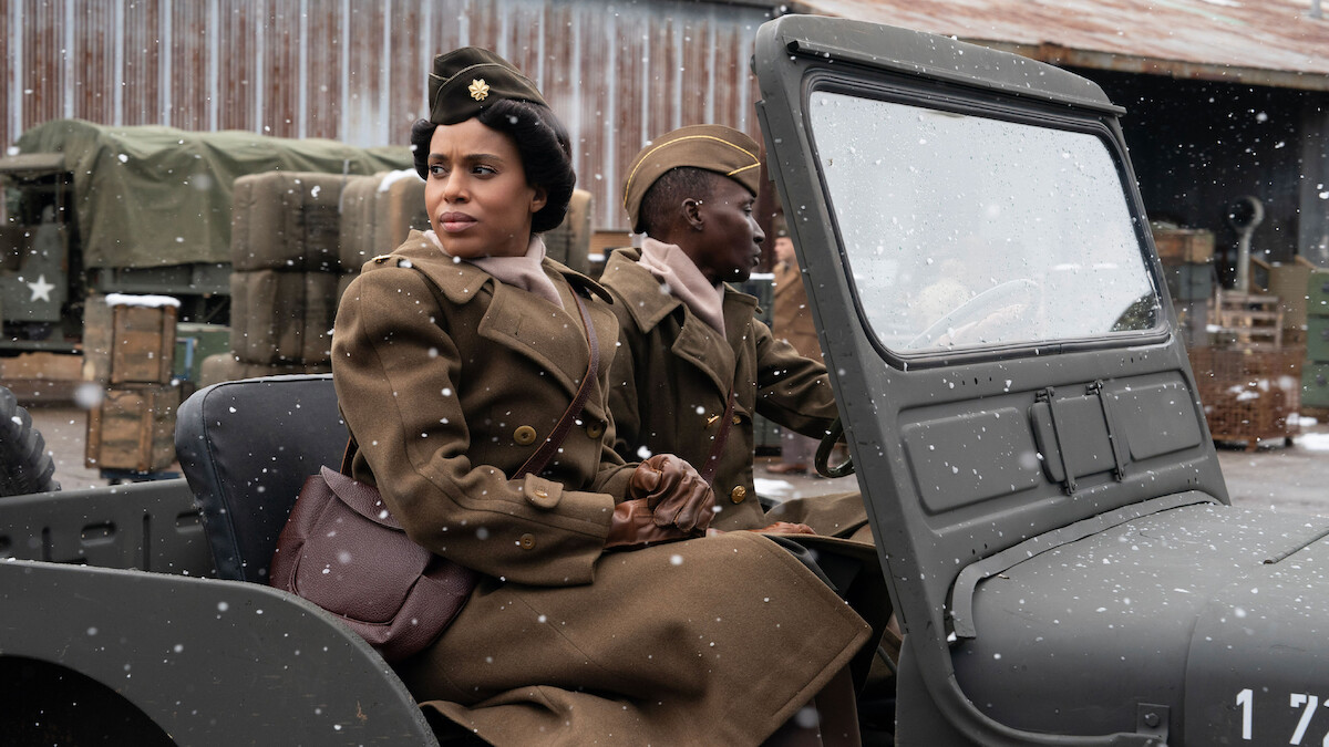 Kerry Washington as Major Charity Adams in 'The Six Triple Eight.'