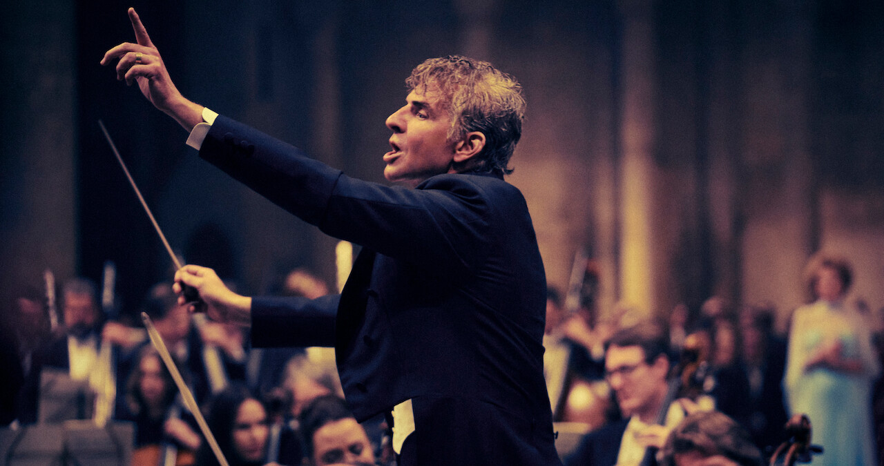 Bradley Cooper as Leonard Bernstein.
