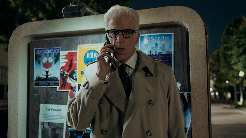 A Man on the Inside. Ted Danson as Charles in episode 206 of A Man on the Inside. Cr. Colleen E. Hayes/Netflix © 2025