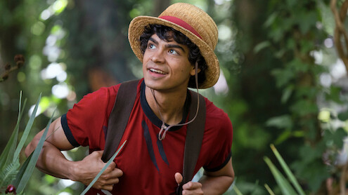 One Piece. Iñaki Godoy as Monkey D. Luffy in season 2 of One Piece. Cr. Casey Crafford/Netflix © 2025