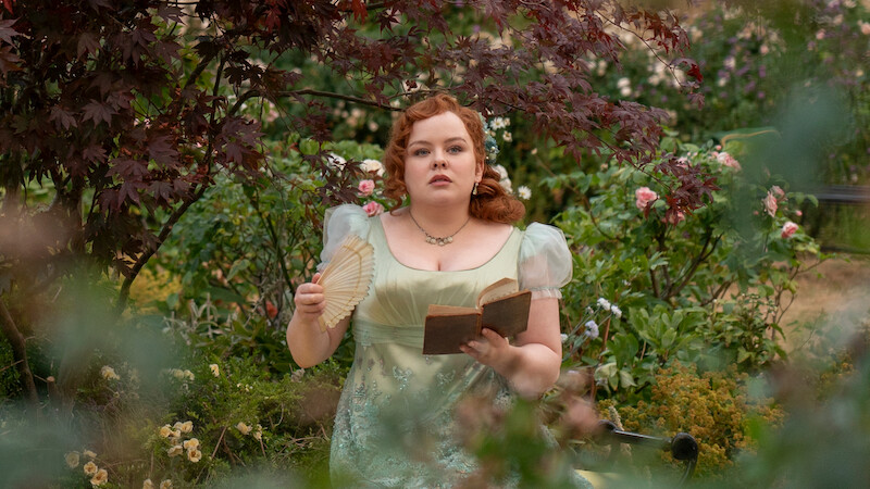 Nicola Coughlan as Penelope Featherington in ‘Bridgerton’
