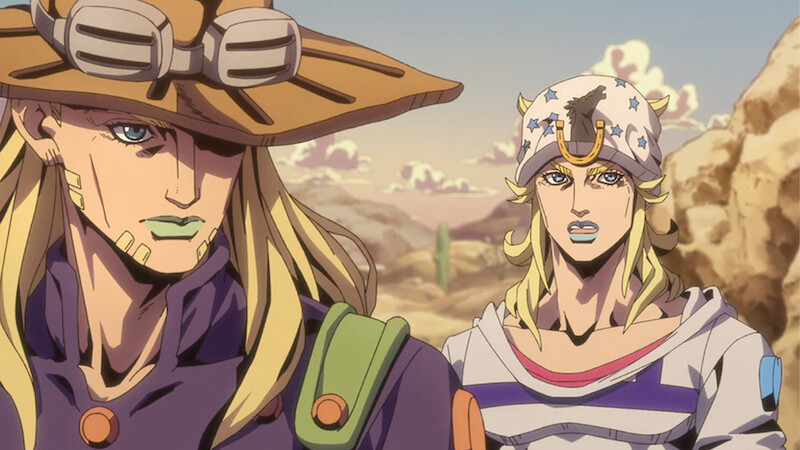 Gyro Zeppeli e Johnny Joestar