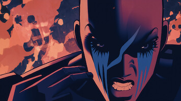 Animated still of a close-up face in "400 Boys" from ‘Love, Death, + Robots’ Volume 4