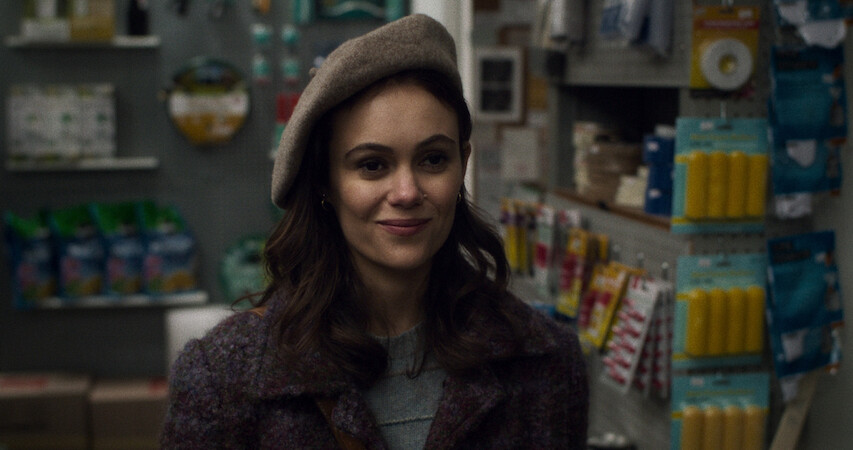 Dina Shihabi wearing a beret hat