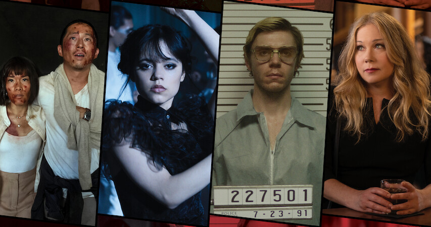 Ali Wong, Steven Yeun, JEnna Ortega Evan Peters, Christina Applegate