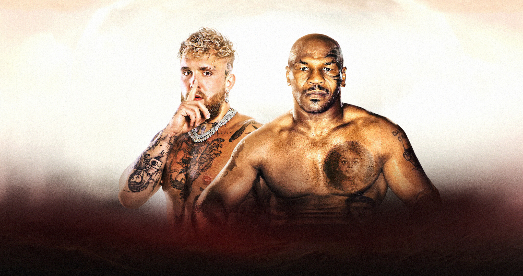 Jake Paul and Mike Tyson 