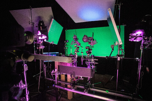 Peek behind the scenes at the filming of ‘Wendell & Wild.’