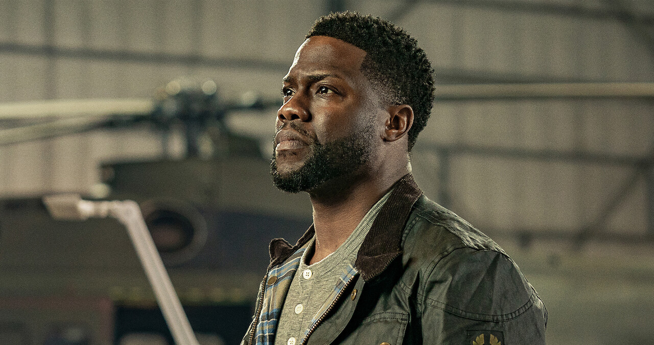 Kevin Hart as Cyrus in 'Lift'.