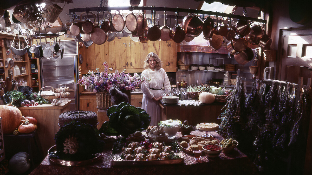 Archival footage of Martha Stewart in ‘Martha’