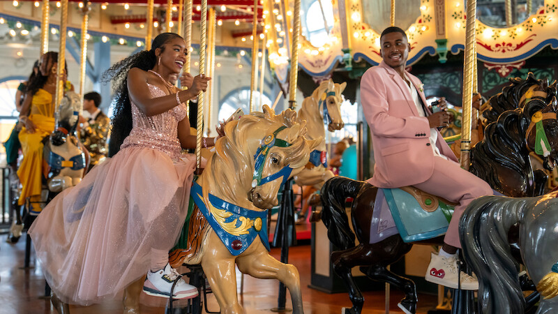 Lovie Simone as Keisha Clark and Michael Cooper Jr. as Justin Edwards in 'Forever'