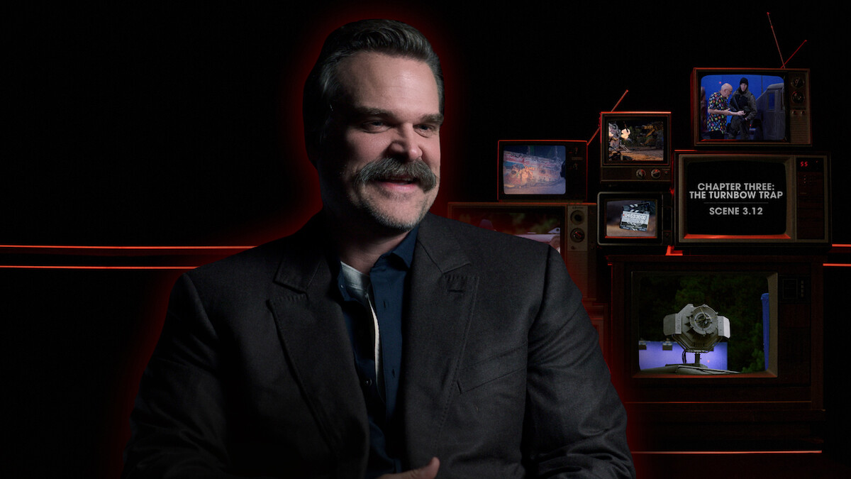 David Harbour behind the scenes of 'Stranger Things 5'