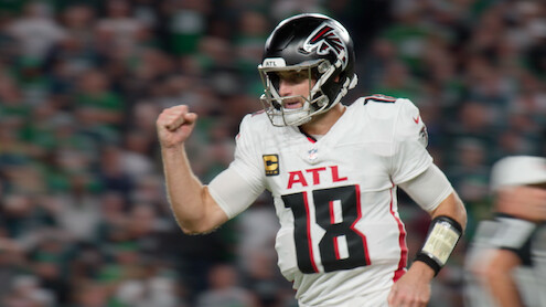 Kirk Cousins during a game.