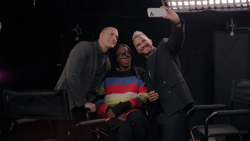 Reality Check: Inside America's Next Top Model. (L to R) Nigel Barker, Miss J and Jay Manuel in Reality Check: Inside America's Next Top Model. Cr. Courtesy of Netflix © 2026