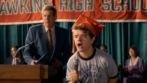Gaten Matarazzo as Dustin Henderson in 'Stranger Things 5'